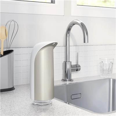 Emperor Beyaz/Nikel Sıvı Sabunluk