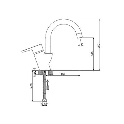 Energy Dönerli Lavabo Bataryası 