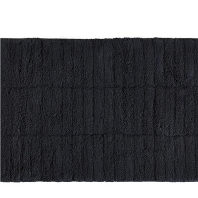 Fayans Banyo Paspası Siyah %100 Pamuk 50x80 cm