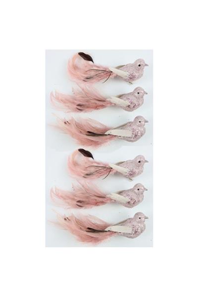 Federstolz Pembe Kuşlar (6 Parça)