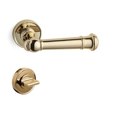 Fıgaro Rozetli Kapı Kolu Takımı Altın Rengi