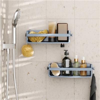 Flex Banyo Şampuanlığı Gri Mavi 32.7x11.7x8x6 cm