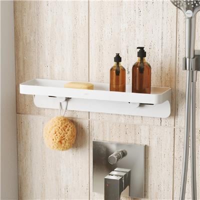 Flex Yapışkanlı Duvar Rafı Beyaz Renk