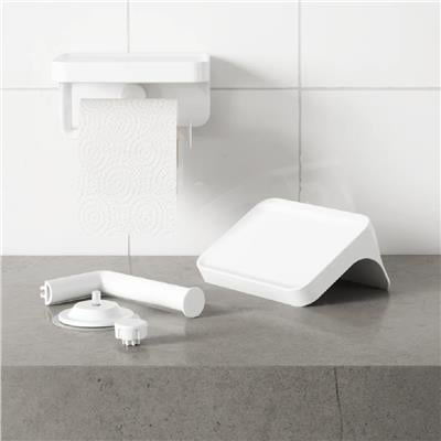 Flex Yapışkanlı Tuvalet Kağıdı Tutucusu Beyaz Renk