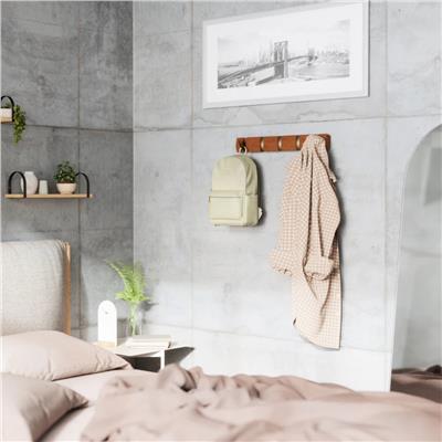 Flip Altın/Kahverengi 5Li Askılık