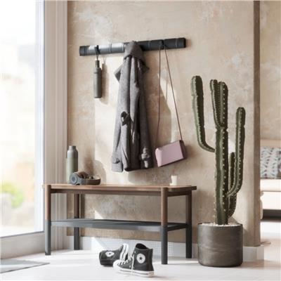 Flıp Siyah 8Li Askılık