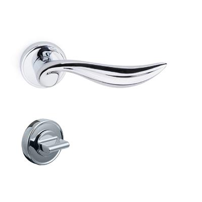 Flora Rozetli Kapı Kolu Takımı Krom Renk