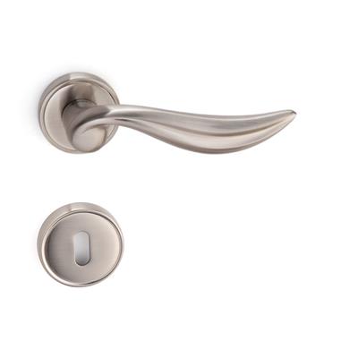 Flora Rozetli Kapı Kolu Takımı Saten  Renk