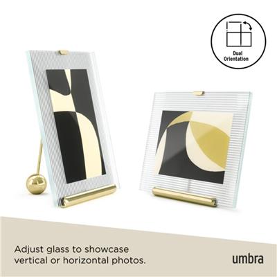 Flute Resim Çerçevesi Pirinç Renk 5x7