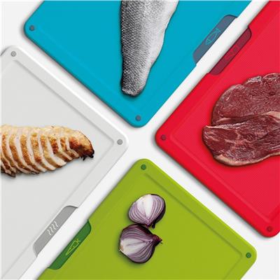 Folio Icon 4 Parça Kesme Tahtası Seti (Büyük - Multi Color)