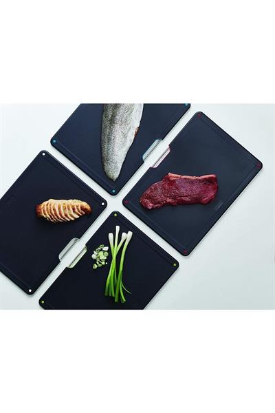 Folio Standlı Kesme Tahtası 4 Lü Siyah