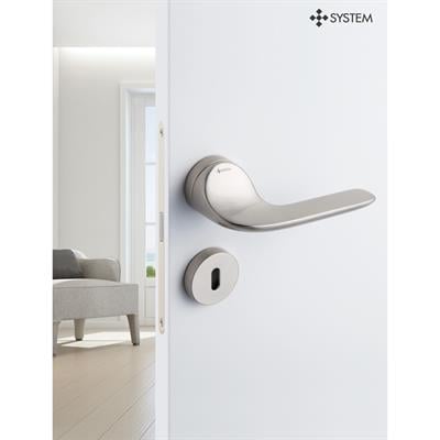 Fortuna Rozetli Kapı Kolu Takımı Saten Renk