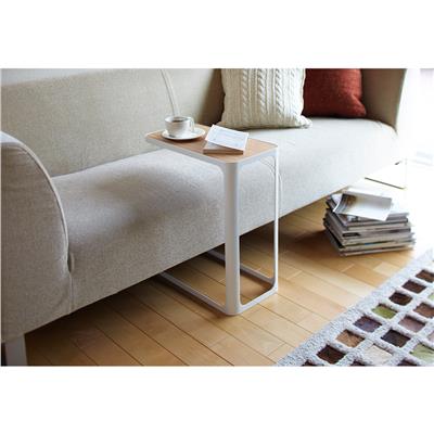 Frame Beyaz Yan Sehpa