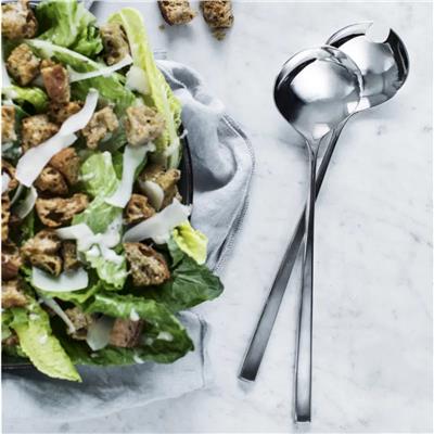 Fuga 2Li Salata Kaşık Takımı 25 Cm - 18/8 Paslanmaz Çelik