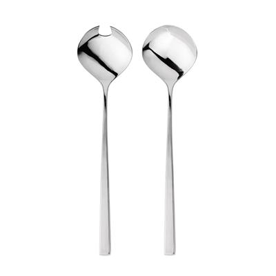 Fuga 2Li Salata Kaşık Takımı 25 Cm - 18/8 Paslanmaz Çelik