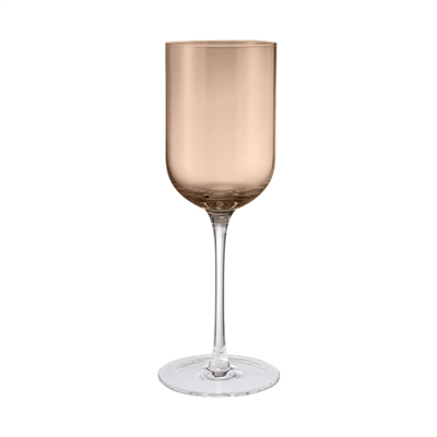 FUUMI 4lü Beyaz Şarap Kadehi Seti Kahve Renk 310 ml