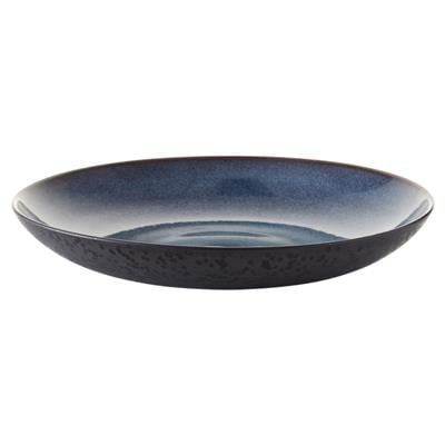 Gastro Seramik Yemek Tabağı Siyah/Koyu Mavi Çap:40 Cm