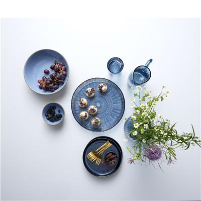 Gastro Tabak Siyah/Koyu Mavi Çap:21 Cm