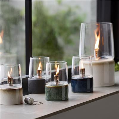 Gastro Yağ Lambası Mavi 14 Cm Çap:8,5 Cm