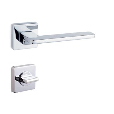 Gıada Rozetli Kapı Kolu Takımı Krom Renk