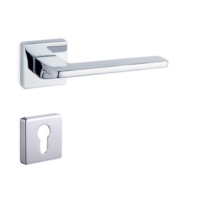 Gıada Rozetli Kapı Kolu Takımı Krom Renk