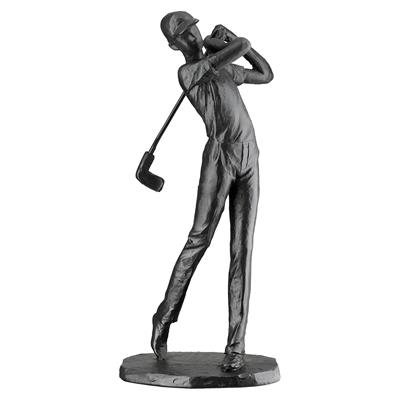 Gılde 2Li Dekoratif Golf Poli Siyah L.7 cm W.10 cm H.21 cm