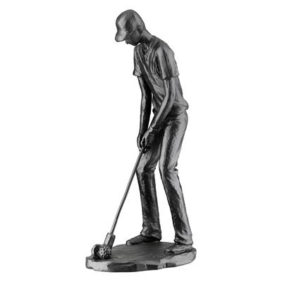 Gılde 2Li Dekoratif Golf Poli Siyah L.7 cm W.10 cm H.21 cm