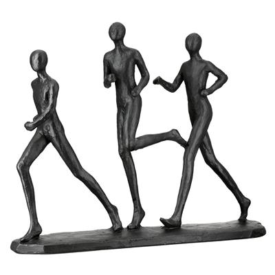 Gılde 3lü Heykel Poli Siyah L.6 cm G.29 cm Y.23 cm