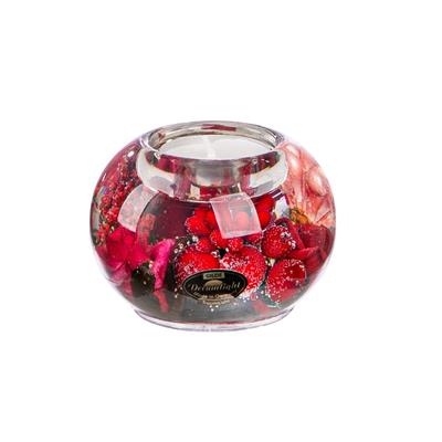 Gılde Dreamlight Tealight Mumluk Mercur Smart Cam Kırmızı Y.6 cm D.8 cm