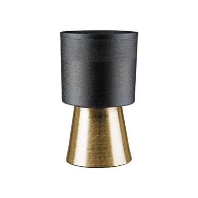 Gılde Saksı Silindirik Alüminyum Siyah Büyük Boy H.34 cm D.22 cm