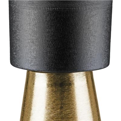 Gılde Saksı Silindirik Alüminyum Siyah Küçük Boy Y.29 cm D.18 cm