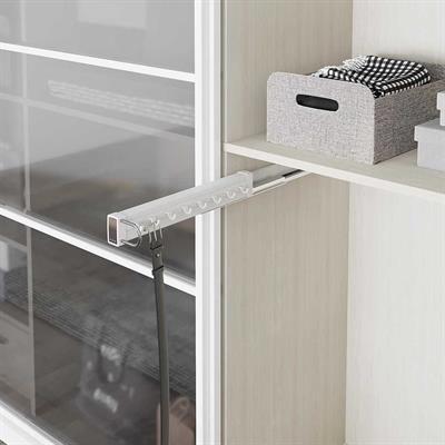 Gizli Raylı Alüminyum Kemerlik Beyaz Renk