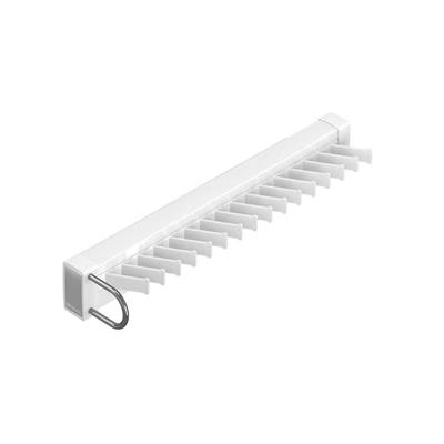 Gizli Raylı Alüminyum Kravatlık Beyaz Renk