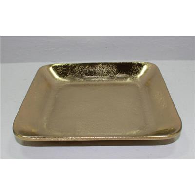 Gold Kare Kase 19X19Cm