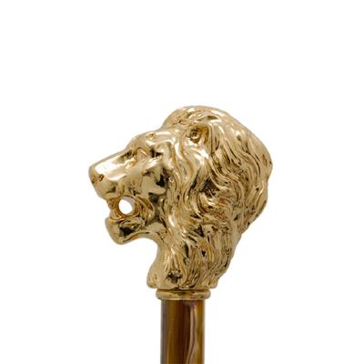 Gold Renk Aslan Figürlü Gold/Desenli Ayakkabı Çekeceği 50 Cm