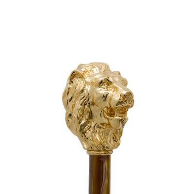 Gold Renk Aslan Figürlü Gold/Desenli Ayakkabı Çekeceği 50 Cm