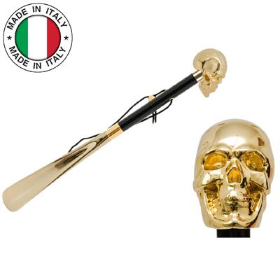 Golden Kafatası Lüks Ayakkabı Çekeceği H: 50 cm