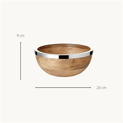 Grace Mango Ağacı ve Paslanmaz Çelik Kase Ø20 cm