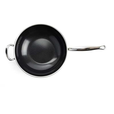 Greenpan Thermolon Yüzeyli Çelik Tava Premıere 30 Cm Wok Tava