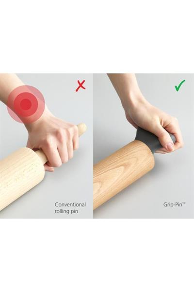 Grip-Pin Ergonomik Merdane - Gri - 40108