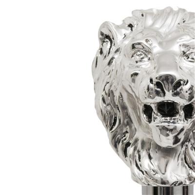 Aslan Gümüş Kaplama Reçine Ayakkabı Çekeceği 50 cm