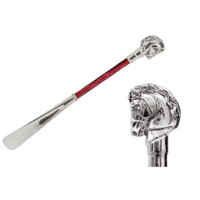 Gümüş Metal At Ayakkabı Çekeceği 50 cm