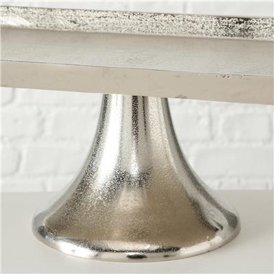 Gümüş Dekoratif Raflı Stand 18Cm