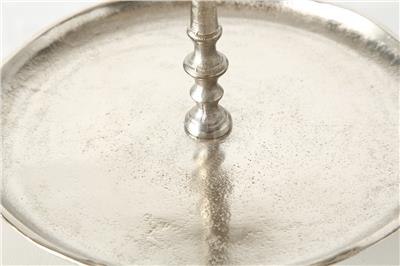 Gümüş  Dekoratif Raflı Stand 48Cm