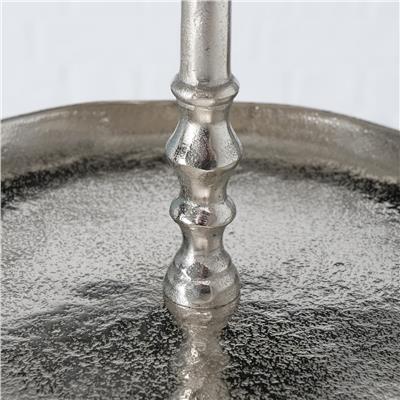 Gümüş Dekoratif Raflı Stand 49Cm