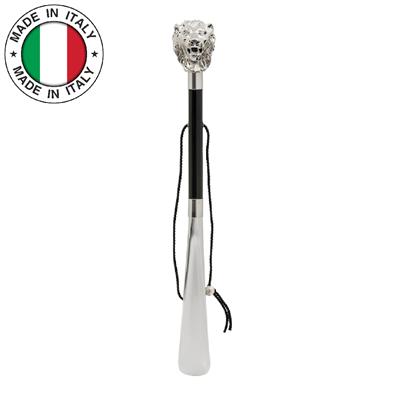 Silver Aslan Figürlü Lüks Ayakkabı Çekeceği H: 50 cm