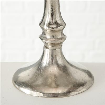 Gümüş Yuvarlak Mumluk 36Cm