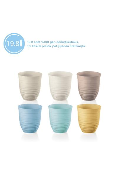 Guzzini Tierra Alçak Bardak Seti 520 Ml X 6 Adet  9,9 X 9,9 X 12,7 Cm
