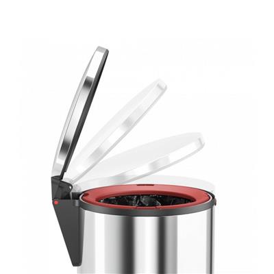 Hailo 12 Lt Paslanmaz Çelik Çöp Kovası