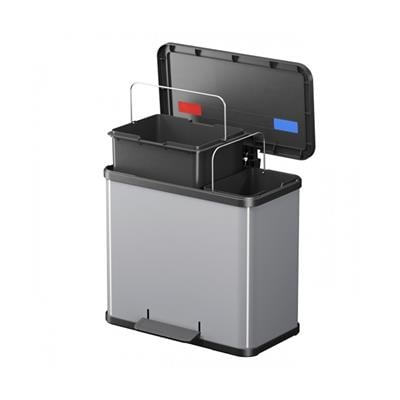 Hailo  17+9 Lt Gümüş Çöp Kovası